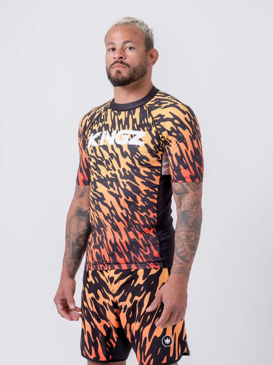 Kingz Ανδρική Κοντομάνικη Μπλούζα KRS135 για Jiu-Jitsu Κίτρινη Kingz Ανδρική Κοντομάνικη Μπλούζα KRS135 για Jiu-Jitsu Κίτρινη