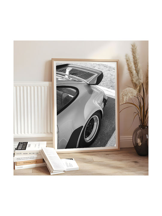 Poster Classic Porsche Cr051 21cm X 30cm White PVC Frame