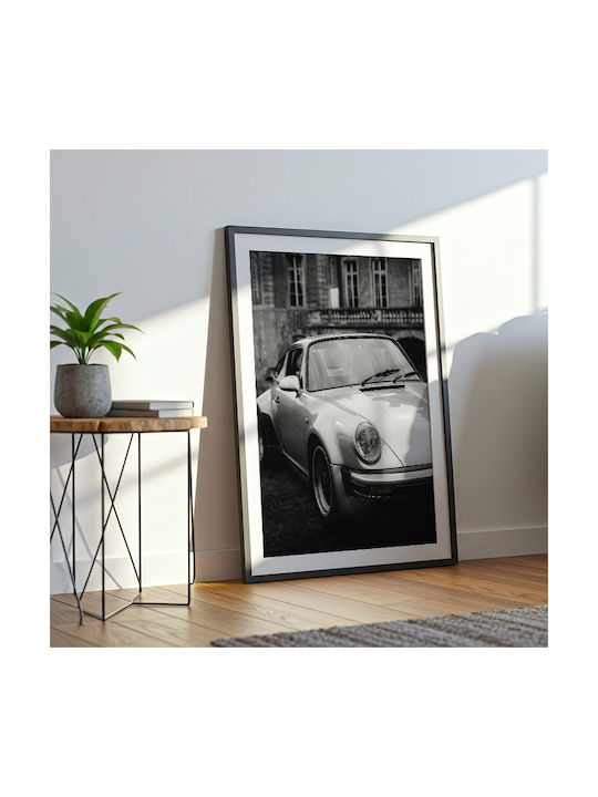 Poster Porsche 911 Turbo Cr055 21cm X 30cm White PVC Frame