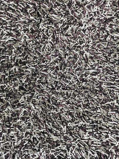 Rug Rectangular Shaggy Ecru-aubergine