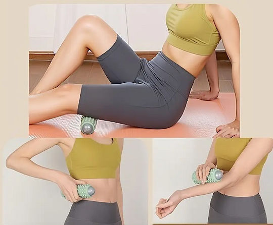 Roller Massage for the Waist, the Back, the Legs, the Body & the Hands with Vibration Pink