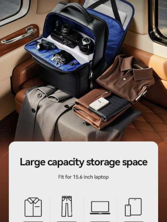 Bopai Τσάντα Πλάτης για Laptop 15.6" σε Μαύρο χρώμα 61-131601