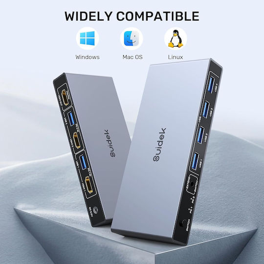 X0024BJ2VT KVM & Data Switch με DisplayPort / USB