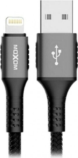 Moxom Geflochten USB-A zu Lightning Kabel Gray 2m (6460)