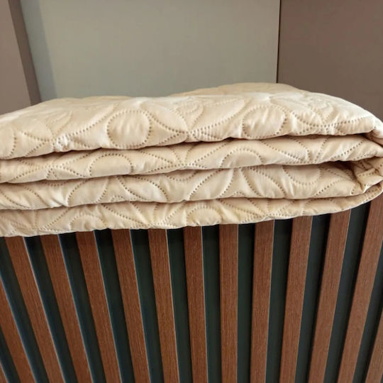 Carmel Κουβερλί Διπλό Ecru 200x220cm