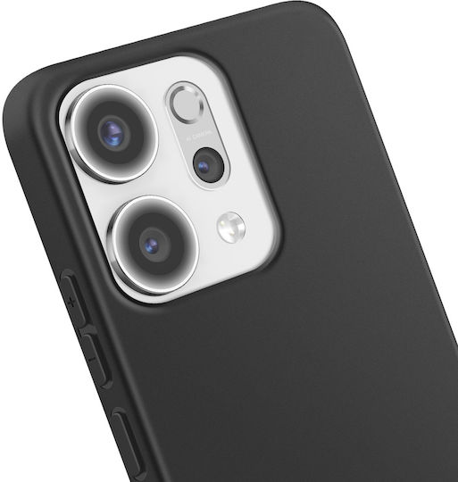 Калъф Avizar За Oppo Reno 14 В Ултра Тънък Гъвкав Антипръстов Силикон Черен