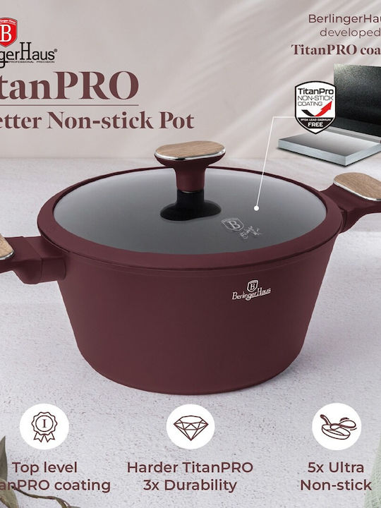 Berlinger Haus Leonardo Collection Cookware Set from Aluminum with Non-stick Interior Coating 5 Pieces