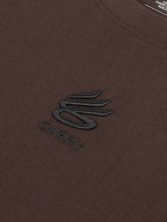 Curry T-shirt Καφέ