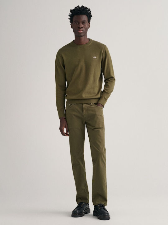 Langarm-Pullover Grün
