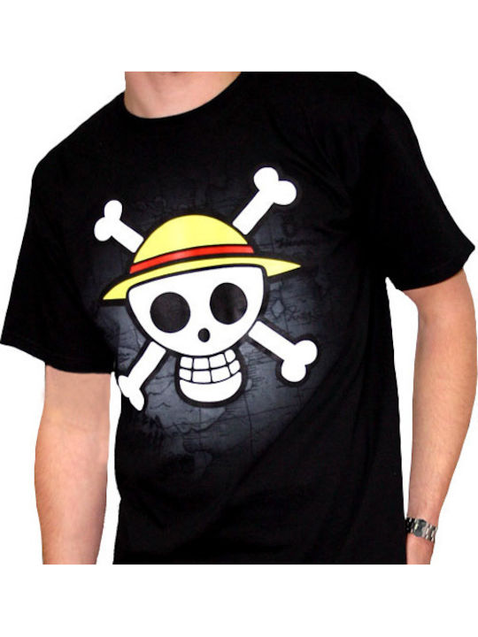 Abysse T-shirt One Piece Μαύρο Βαμβακερό