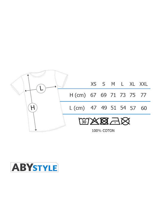 Abysse T-shirt One Piece Μαύρο Βαμβακερό