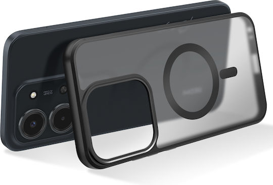 Avizar Case Redmi 15c Integrated Magsafe Ring Transparent Black