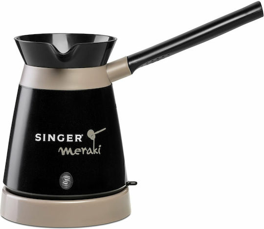 Singer Meraki Electric Greek Coffee Pot 800W with Capacity 270ml Black