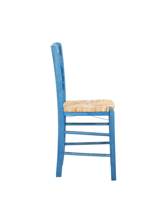 Jhett Καρέκλα Καφενείου Ξύλινη Μπλε 40.5x43x88εκ.
