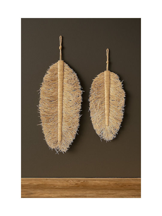 Atmosphera Wall Decor Raffia from Raffia 24x50cm 2 Pieces
