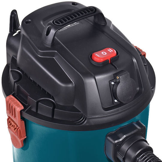 Bulle Σκούπα Υγρών / Στερεών 1400W με Πλαστικό Κάδο 30lt