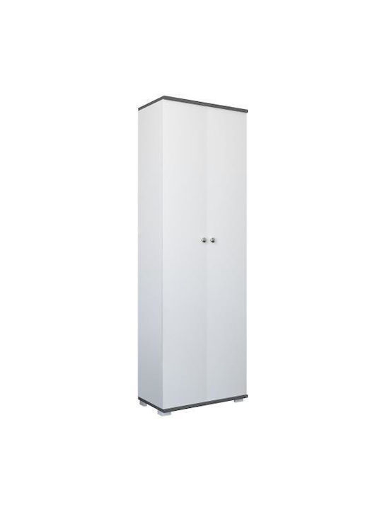 Roseline Bodenstehender Schrank Weiß 50x30x183cm