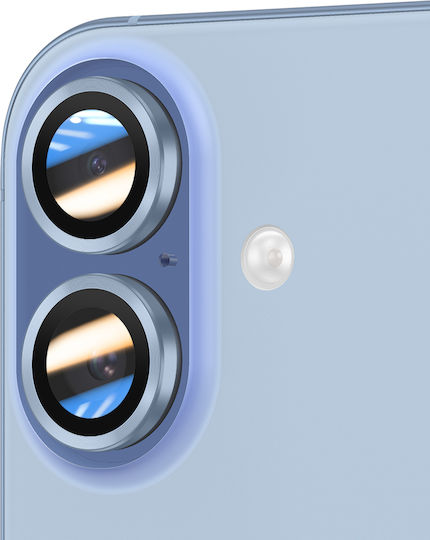 Protecție Lentilă Cameră Avizar iPhone 17 Întărită În Jur Albastru Deschis