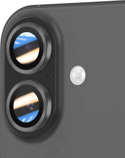Protecție Lentilă Cameră Avizar iPhone 17 Întărită Margini Negre