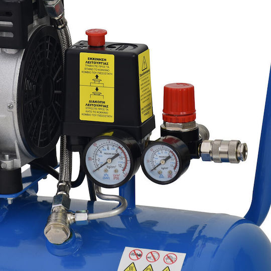 Toros Single-Phase Air Compressors with Power 1hp and Airtank 24lt 602087