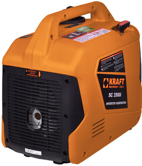 Kraft 3500i Leise Generators Inverter Benzin mit Kickstart und maximaler Leistung 3.75kVA