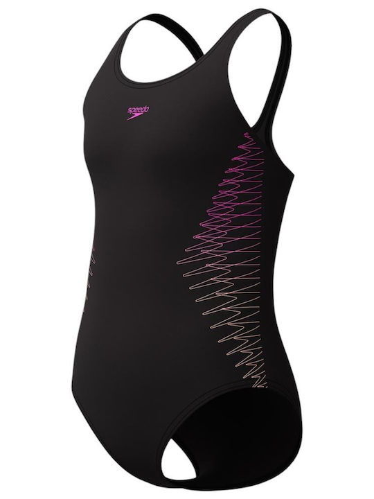 Speedo Детски Бански Една част Black