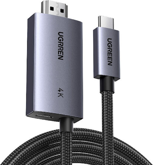 Ugreen Cablu HDMI de sex masculin - USB-C 2m Gri