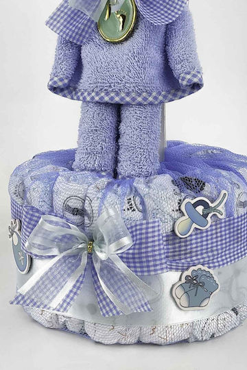 Dama Koupa Handmade Diaper Cake made of Wood for Boy