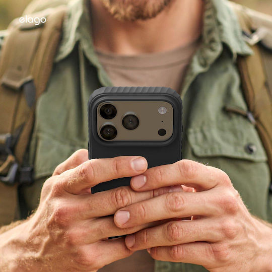 Elago Back Cover Σιλικόνης Μαύρο (iPhone 17 Pro)
