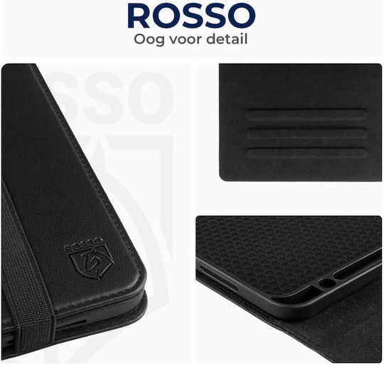 Rosso Флип капак Черен (Samsung Galaxy Tab S10 FE Plus X620 / X626B)