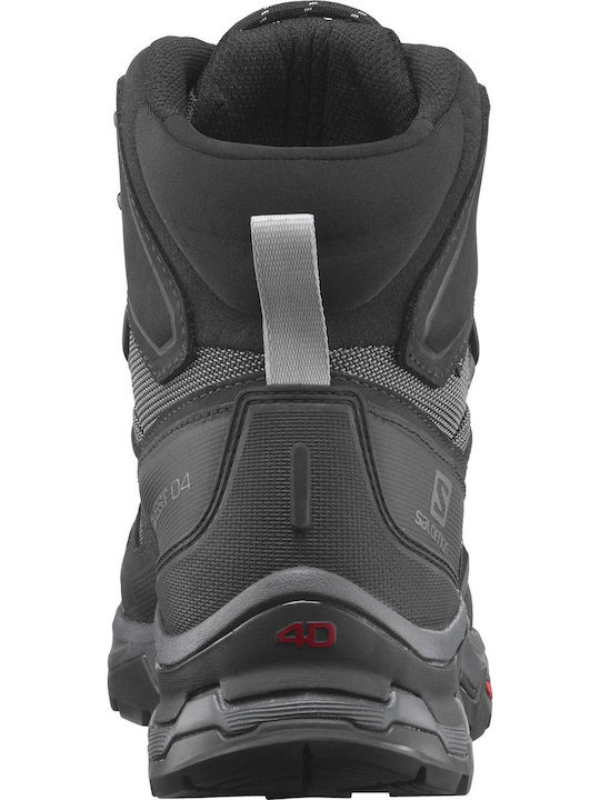 Salomon Quest 4 GTX Men's Hiking Boots Waterproof With Gore-Tex Membrane Magnet / Black / Quarry