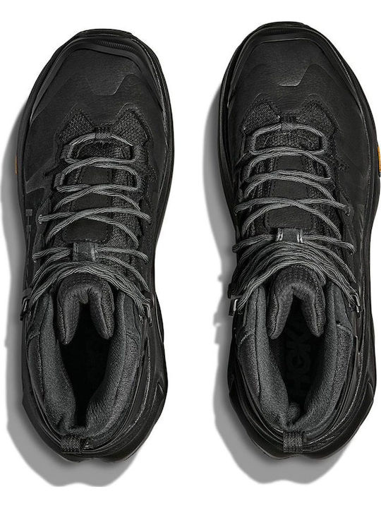 HOKA Kaha Men's Hiking Boots Waterproof with Gore-Tex Membrane Black