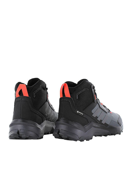 adidas Terrex Ax4 Mid Încălțăminte De Drumeție Pentru Bărbați Tip Botine Impermeabile Cu Membrana Gore-Tex Gri Five / Gri Four / Solar Red