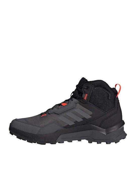 adidas Terrex Ax4 Mid Încălțăminte De Drumeție Pentru Bărbați Tip Botine Impermeabile Cu Membrana Gore-Tex Gri Five / Gri Four / Solar Red