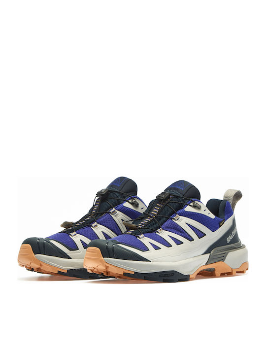 Salomon X Ultra 360 Edge Gtx Men's Hiking Shoes Waterproof With Gore-Tex Membrane Blue