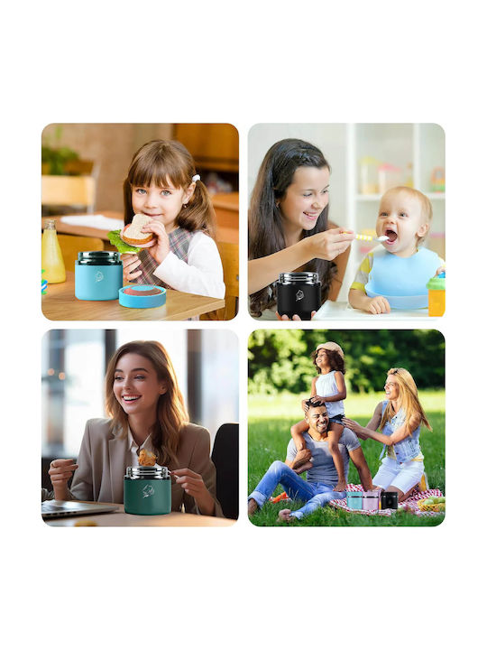 Cool'NMore Lunchbox Isolierte Lunchbox Inox Grün 600ml 1Stück