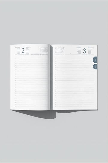 Daily Diary 2026 14x21cm Handy 52 Red