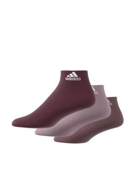 adidas Performance Light Low Κάλτσες για Crossfit Πολύχρωμες 3 Ζεύγη