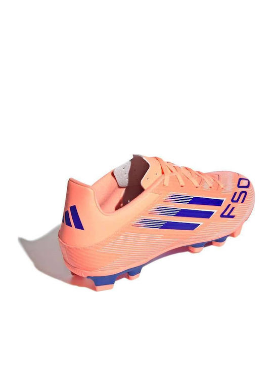 adidas F50 Club Football Shoes with Cleats Orange