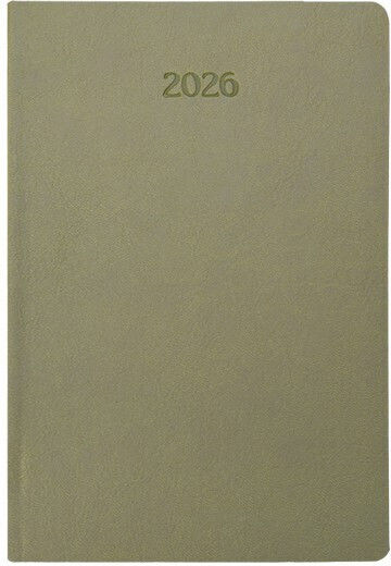 Agendă Zilnică Vasco 2026 14x21cm Verde Măsliniu