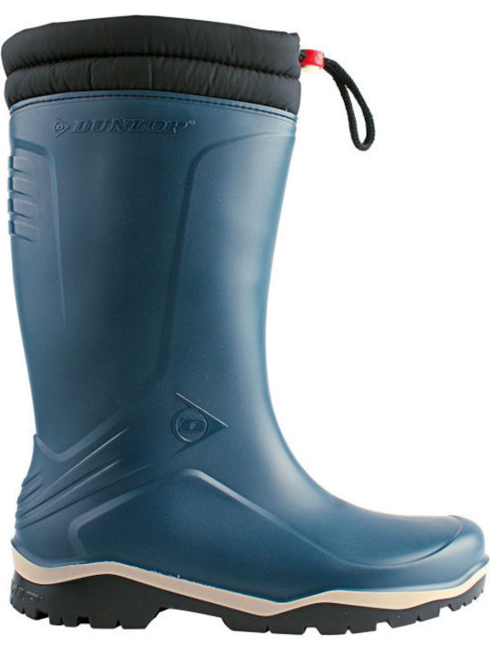Dunlop Blizzard Hunting Wellingtons in Blue color
