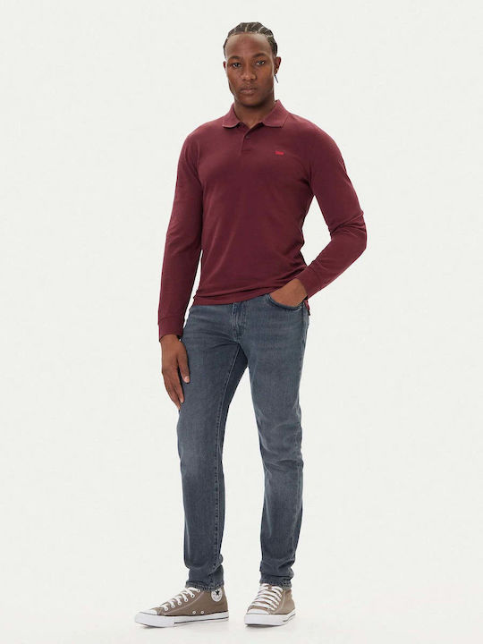 Polo Bluse Bordeaux