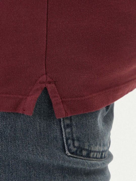 Polo Bluse Bordeaux