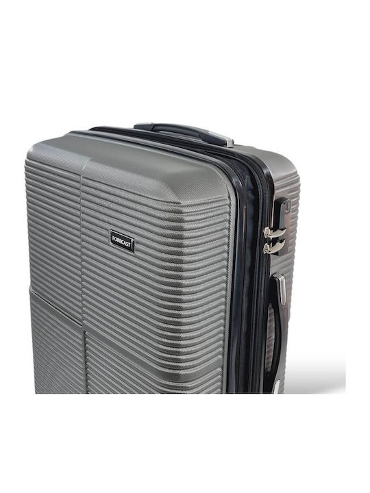 Forecast Medium Hard Gray Travel Suitcase with 4 Wheels Height 65cm
