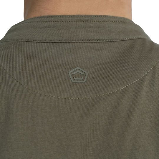 Μπλούζα Κοντομάνικη Romeo Henley Black Pentagon