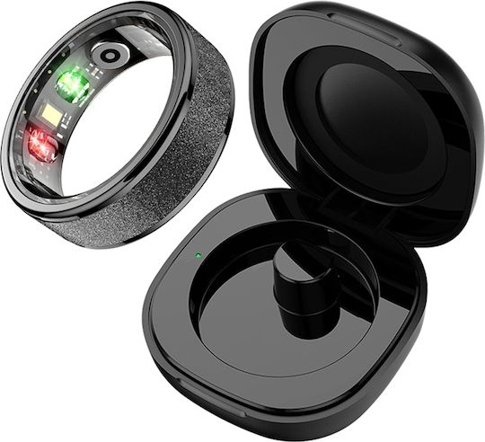 Colmi R10 Smart Ring 19.1mm Wasserdicht mit Pulsmesser Schwarz
