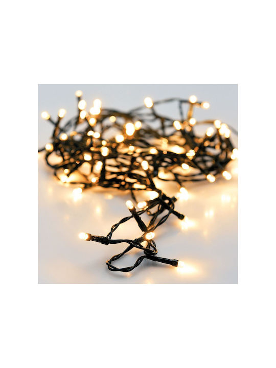 24 Lights LED 1.7m. Warm White Battery in String 1pcs