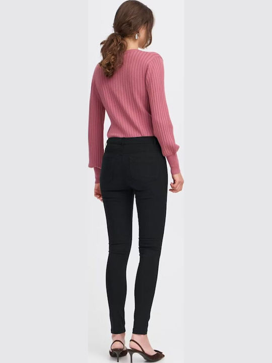 Women's Fabric Trousers Black