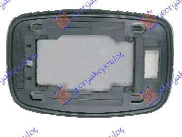 Spiegel Crystal 94 Quadrant Base Convex Glas Ford Fiesta Iii 90-95 1007639 Links 1 pc