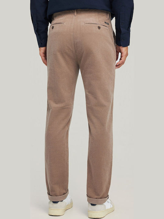 Trousers Chino in Regular Fit Brown